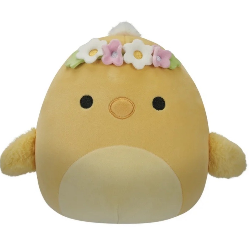 Squishmallows Tristan the Chick With Flower Garland 8” Plush~NEW! - Picture 6 of 6